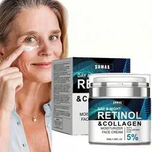 Face Moisturizer For Aging Skin: Wrinkle Cream For Older Women And Men 50 And 60 Plus With Retinol, Collagen And Hyaluronic Acid – Facial Moisturizer For Mature Skin, 1.7 Fl. Oz (Medium, Unscented) - default - View 2