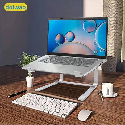  Dolwao 笔记本电脑支架桌铝合金笔记本电脑支架升降器带散热功能，便携式笔记本电脑升降器支架