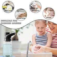 Summon The Elves - Paquete de 2 dispensadores automáticos de jabón líquido sin tacto 4 niveles ajustables de color blanco moderno dispensador de jabón de manos para baño 700 ml sensor de - 2 unidades de color negro - Ver 3