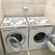 The Top Covers Of The Washing Machine And Dryer, As Well As The Anti-Slip Pads For The Dryer, Are Made Of Soft, Breathable, And Wear-Resistant Functional Fabrics. They Can Protect The Top Of The Washing Machine And Dryer, Resist Dust And Ultraviolet Rays, And Extend The Service Life Of The Appliances. - A - View 5