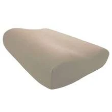 Edda Lux Bezug passend für Tempur Shape Schlafkissen S, M und L, 50 x 31 cm, formbeständiger Jersey Kissenbezug für Nackenstützkissen, aus 1OO% Baumwolle, in Schiefer-5010 - FSandss - Übersicht 2