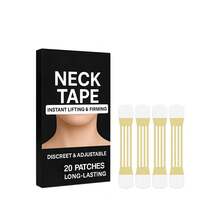Instant Firming Neck Tape - Lifting Firming Enhance Skin Elasticity Reduce Sagging Skin Fade Fine Lines Anti-Wrinkle Improve Skin's Smoother Invisible Easy Wear - 20 Patches/Box - Neck Tape - View 13