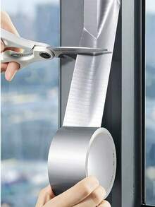 2pcs High Quality Window Draft Stopper - Use High-Viscosity Non-Adhesive Tape To Insulate, Waterproof And Seal Windows, Prevent Air Leaks In Winter And Improve Energy Efficiency - Round - View 3