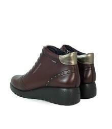 Women Ankle Boots & Booties - Burgundy - View 3