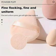 12 Pcs Makeup Sponge Blender Sponges For Liquid, Cream, And Powder, Make Up Sponges For Foundation Powder Puff Face Triangle Face Makeup Puff Wet Dry Dual-Use (Purple) - 膚色12件套裝 - 查看 4