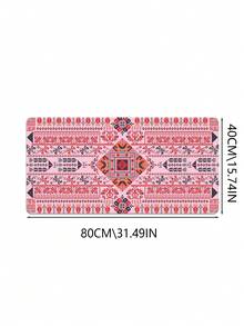 图案桌垫，适用于家庭和办公室的加长型大型鼠标垫、大型游戏鼠标垫、笔记本电脑键盘垫，底部采用防滑橡胶材质，边缘缝合加固。 - 彩色 - 查看 15