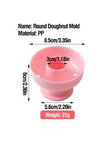 1套5件套可爱甜甜圈造型饼干模具，PP塑料材质，易脱模，儿童DIY饼干模具，包含心形、圆形、花朵、星星、菠萝图案，烘焙工具，甜甜圈镂空印章，适合情人节、婚礼、生日派对等场合 - 彩色 - 查看 15