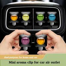 1pc New Car Fragrance Clip, Multi-Scent Ventilation Clip, 4ml Each, Long-Lasting Air Freshener, Odor Eliminating For Up To 30 Days - Multicolor - View 4