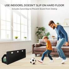 Superior Bronz ZivPlay Soccer Rebounder Board Soccer Wall Kick Back Trainer With 2 Rebound Angles For Ball Passing And Bounce Back Training - Black - View 5