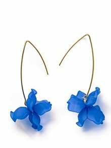 Fashionable European And American Creative Petal Earrings, Heart Flower Earrings For Women - Multicolor - View 13