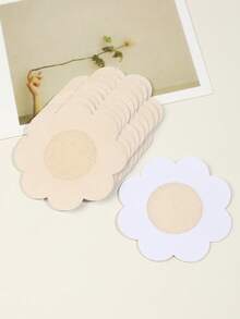 大码女士隐形提拉胸贴，水滴形粘性乳贴，无缝布料胸贴，无肩带设计。可裁剪提拉胶带，适合B-E罩杯，透气胸垫，完美搭配连衣裙和无肩带服装。 - 彩色 - 查看 11