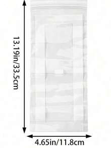 Food Storage Freezer Bag, Long Strip Moisture-Proof Seal Bag, Thickened Double-Grip Sealing Bag With Closure - Multicolor - View 6