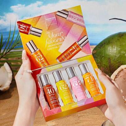 1 Botella/4 Botellas/5 Botellas Spray de Fragancia Serie Brasil, Empaque de Caja de Regalo, Edición Limitada Ambientador de Interiores y Exteriores, Fragancia de Varias Capas, Aroma Duradero, Proporcionando una Experiencia Natural Refrescante. Mezcla Elegante de Vainilla, Coco, Floral, Cítricos y Notas Marinas, Adecuado para Citas, Fiestas, Reuniones, Viajes, Vacaciones, Hogar, Hotel, Oficina y talla grande, Un Regalo Ideal para Familiares y Amigos.