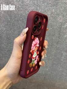A The Pink Phone Case Features A Cross Pattern. It Is Compatible With Galaxy Models Including Compatible For Galaxy S25, S24, S23, S22, S21 PLUS, FE And Ultra,Galaxy A33 Compatible With For Iphone17 Pro Max, 16, 15, 14 And 13. It Makes A Perfect Gift For Birthdays, Holidays, New Year And Valentine's Day. - 酒紅色 - 查看 7