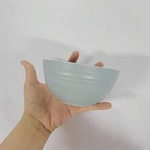 4个/套 粉白相间饭碗 - 防碎塑料材质，适合用餐、户外、餐厅使用 - 易于清洁，无需组装 - 彩色 - 查看 6