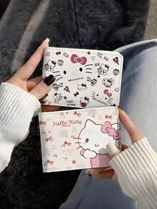 Sanrio Hello Kitty Double Card Holder, Card Organizer, Multi-Slot Driving License And Vehicle Registration Document Folder, Adorable And Charming Pattern Design, Adds Sweet And Elegant Style To Your Documents, Suitable As A Holiday Gift - Multicolor - View 7