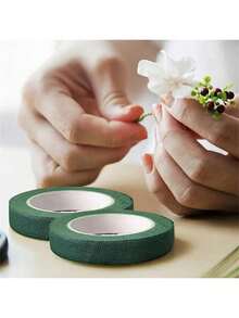 5pcs 12MM X 20YD Green Self-Adhesive Floral Tape, Bouquet Wrapping Tape For Artificial Flowers Plants Stems, DIY Craft Decor - Multicolor - View 8