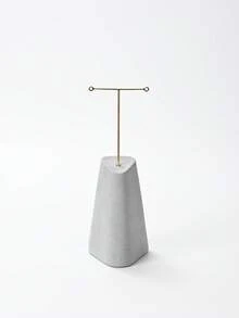 Oirlv 1 PC High-End Jewelry Display Fixtures Ring, Earring, And Necklace Display Cabinets Jewelry Display Stands - Grey - View 8