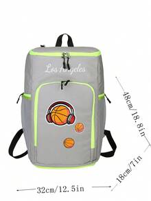 New Fashion Backpack, Multi-Functional Basketball Bag, Large Capacity School Backpack - Rectangle - View 9