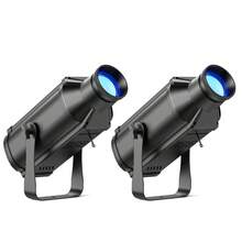 Mini focos de escenario RGB COB de 120 W, enfoque manual, control de zoom, luces de discoteca activadas por sonido DMX512 para DJ, espectáculos, escenarios, eventos, bodas, conciertos y bailes. - Tipo de Enchufe A USA (110-127V) - Ver 10