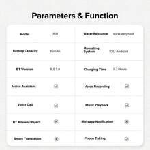 Unisex New Smart Glasses, Fashionable Multi-Function, Can Answer Calls, Control Photography, Play Music - Multicolor - View 10