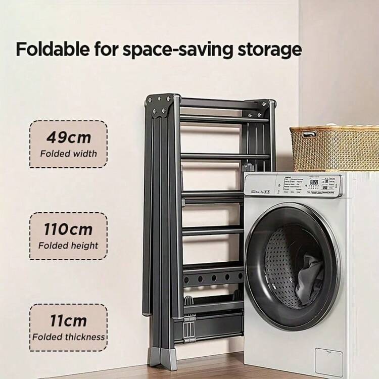 Drying Rack - 雙層折疊晾衣架,無需組裝 - 查看 8