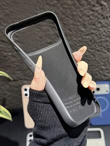 极简哑光磁吸手机壳，适用于 17/16/15/14/13/12/11 - 黑色 - 查看 2