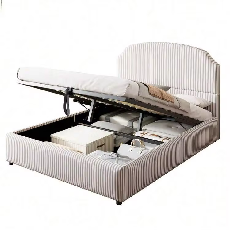Bed Bases & Foundations - White+ Charcoal + Upholstered + 140cm*200cm - View 7