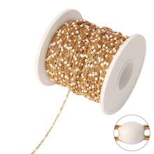 Dây chuyền hạt thép không gỉ 100cm, dây chuyền hạt nhựa nhiều màu sắc phong cách Bohemian, dây chuyền tráng men để làm trang sức DIY và phụ kiện vòng cổ. - Chuỗi tự làm - Xem 27