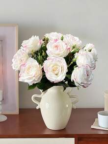 1/3件装，仿真玫瑰花束，触感逼真，家居装饰，餐桌摆设，适合情人节/周年纪念日，摄影道具 - 彩色 - 查看 6