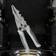 Upgraded Multi-Functional Wire Stripper, 18-In-1 Wire Stripper And Crimping Pliers, Quickly Stripping, Cutting, Separating, Winding, Crimping Wires. Ergonomic Handle, Precise Cutting, Electric. - Multicolor - View 8