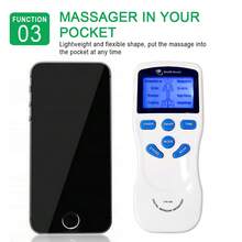1 Set Dual Channel Digital Massager 8 Modes 15 Intensities Physiotherapy Massage Machine EMS Muscle Stimulator TENS Unit Body Relax Full Body Massage Fatigue Relief With Replacement Electrode Pads - Multicolor - View 8
