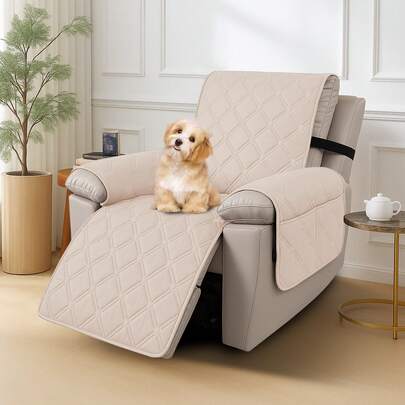 YSTYLE 1-Seater Reclining Relaxing Armchair Cover, 100% Waterproof Armchair Cover, Elasticated Armchair Cover, Reclining Sofa Cover