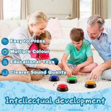 Game Buzzer, Quick Response Desktop Game Buzzer, Classroom Children's Quick Response Game, Quiz, Party - Multicolor - View 2