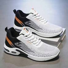 ✨[2026 Style]Breathable Mesh Sneakers. Stylish Men's Breathable Mesh Sneakers With An Air-Cushioned Sole. ✨ Perfect For Both Sports And Everyday Wear. - 黑色 - 查看 4