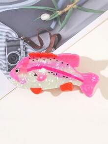 1 件可爱独特的卡通小鱼发夹，女士适用。可爱动物燕子发箍，适合半扎发造型。 - 彩色 - 查看 9