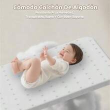 cunas para bebésMYXSRI Colecho para Bebe Plegable Cuna para Bebe con 7 Niveles de Ajuste De Altura Red Colchón Cambiador Cesta de Almacenamiento 4 Ruedas Giratorias de 360° Bloqueables Caqui - amarillo - Ver 6