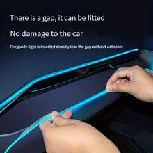 500cm/196.85in Cold Light Cable Decorative Car Interior LED Strip Ambient Lighting Car Interior Decoration Lights - A - View 6