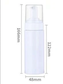 1pc Mousse Foam Bottle With Brush, White Cleansing Foam Bottle, Silicone Brush, Refillable Foam Bottle, Mousse Pump Bottle Container (100ml/150ml/200ml) - White - View 14