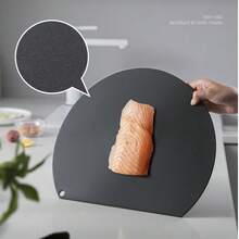 TPU Anti-Mold Cutting Board, Semicircular Dual-Sided Kitchen Antibacterial Fruit & Vegetable Chopping Board, Anti-Mold, Antibacterial - Multicolor - View 3