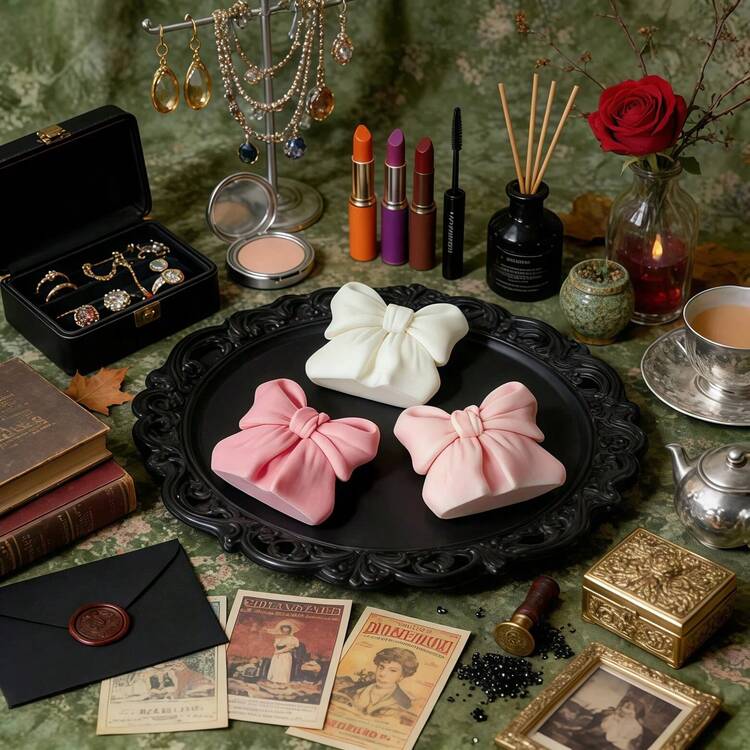 1 Caja de 3 Velas Perfumadas con Diseño de Mariposa: Edición Limitada de Velas Decorativas para el Año Nuevo Lunar, Creando Ambiente Festivo en el Hogar, Adecuado para Decoración de Sala de Estar de Estilo Dulce, Exhibición de Año Nuevo en Hotel - Unitalla - Añade 4