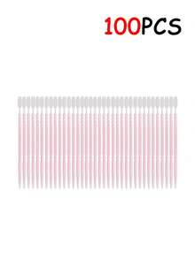 300/100/2支装一次性双头塑料牙签，口腔清洁牙线棒，便携旅行装，适用于牙齿 - 彩色 - 查看 8