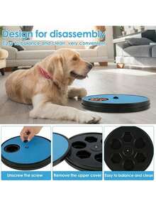 二合一宠物磨甲器兼喂食器，便携式旋转砂纸抓板，通用猫狗指甲护理玩具，可放置零食的抓板 - 100ml - 查看 5