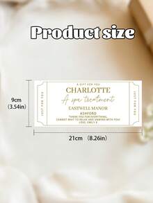 1/3pcs Personalized Golden Ticket Gift Voucher Gold Foil, Customize Text,Personalized Gift Ticket Voucher, Surprise Valentines Birthday Event Bridesmaid Gifts,Personalised Gift Golden Ticket - Gold Foiled Voucher,Surprise Holiday, Event, Gig, Personalised Gift, Birthday Event - A - View 5