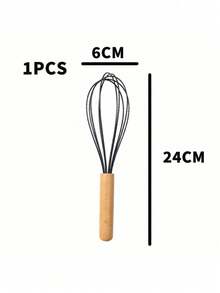 Utensilios de cocina Umite Chef, herramientas de cocina de silicona antiadherente con mango de madera resistente al calor, gadgets de cocina de silicona - color aleatorio - Ver 2