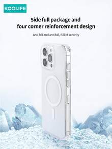 KOOLIFE 1个透明磁吸手机壳，TPU+PC材质，支持MagSafe无线充电，四角防摔防震，兼容 17/17 Pro/17 Pro Max、16/16 Pro/16 Pro Max/16 Plus、15/15 Pro/15 Pro Max/15 Plus、12/12 Pro/12 Pro Max、13/13 Pro/13 Pro Max、14/14 Plus/14 Pro/14 Pro Max。 - 無色 - 查看 8