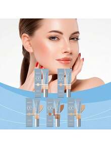 zephoco Serie de Base Ligera Nutritiva Ligera Hidratante Iluminadora Hidratante No Apelmazada Acabado Natural - Cocoa - Ver 7