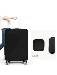 Personalized Heart-Shaped Luggage Cover And Handle Wrap - Customizable With Floral Patterns, Names And Text, Universal Size 18-32 Inch Luggage Protector, Travel Suitcase Cover, Bag Wrap - Multicolor - View 15