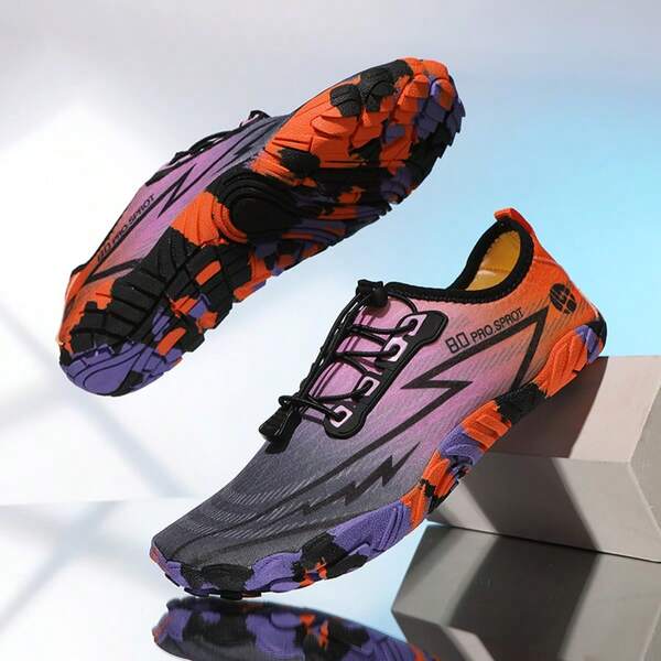 男士赤足五指水鞋，轻便透气，夏季适用，适合海滩、度假、派对、露营、冲浪、游泳、室内健身、瑜伽、跳绳等场合。