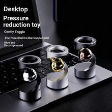 Magnetic Levitation Gyroscope Ornament, Creative Gyroscope Stress Relief Toy, Rotating Spinner - Multicolor - View 4